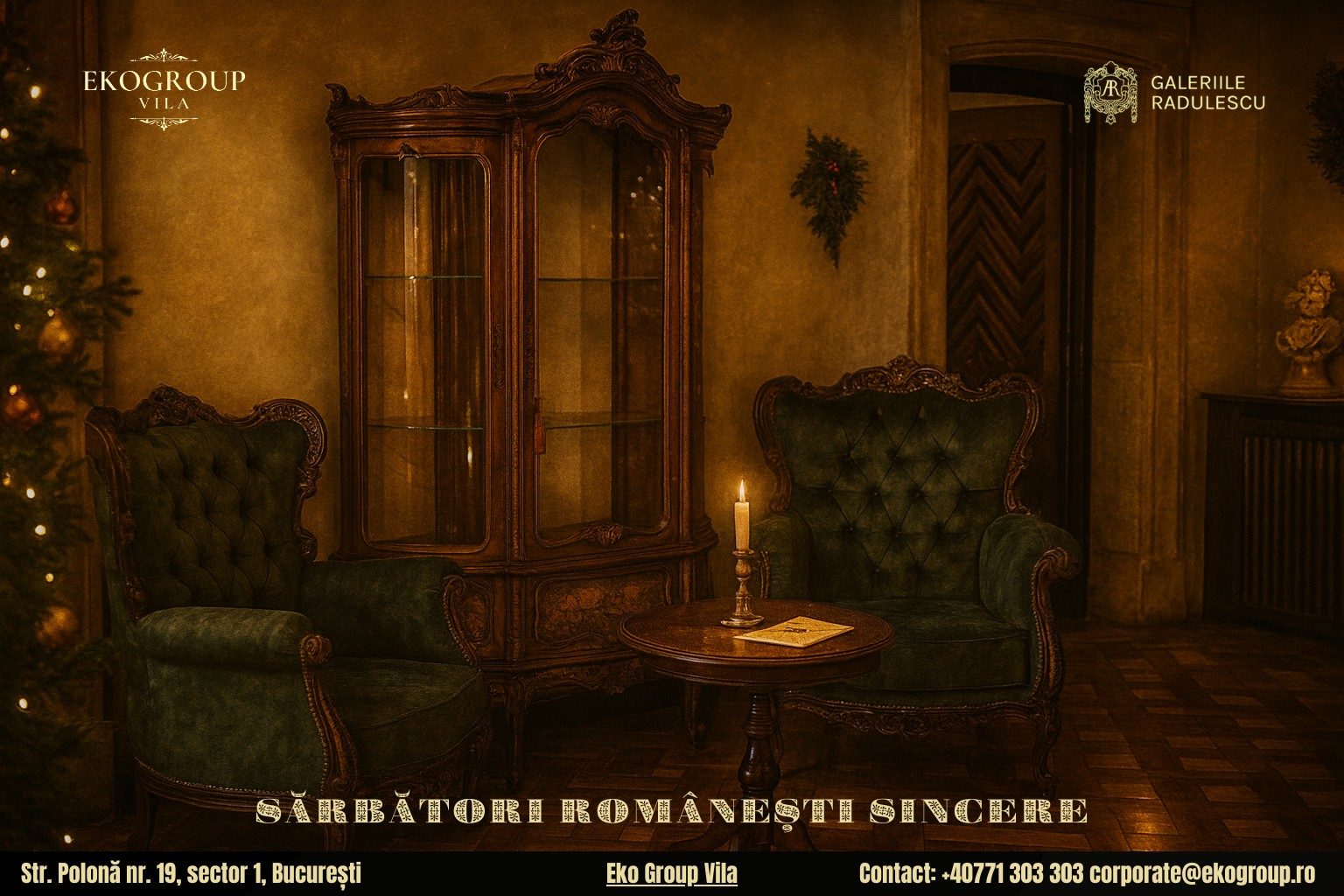 Crăciunul în România interbelică: o incursiune în farmecul anilor ’30 la Eko Group Vila